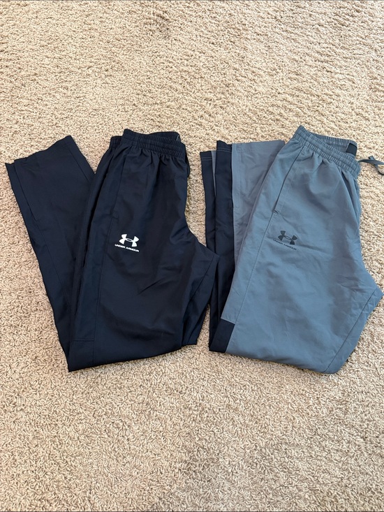 Under Armour Other - Under Armour Track Pants Pair - Black & Gray